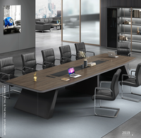 Meubles de bureau de direction, meubles commerciaux en bois, Table de conférence en MDF de luxe, bureau de salle de réunion, Offre Spéciale