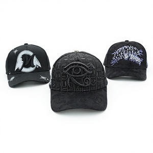 Nouvelles casquettes de baseball 2026 à 5 panneaux, visière incurvée, doublure anti-taches, broderie personnalisée, strass, étiquette métallique – Casquettes Bigg <span class=keywords><strong>Boss</strong></span>, Son of God, Baez - Product Image 3