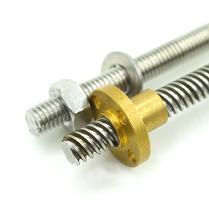 Tr3 * 3-300Mm Tr4 * 1-300Mm Links En Rechts Draad Trapeziumvormige Lood Schroef 300mm Lange Met Messing Moeren - Product Image 3