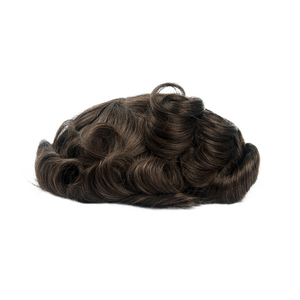 YuanZhen Hair Ultra Thin Skin PU Indian Remy Hair Natural Wave 100% Density <b>Toupee</b> - Product Image 4
