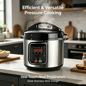 Autocuiseur Électrique Multifonction AGAHPAY 8L en Acier Inoxydable pour Cuisson Lente, Mijotage et Maintien au Chaud – Idéal pour Restaurants, Cuisines et Traiteurs - Product Image 3