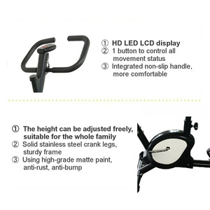 Heimtrainer Mit Riemenantrieb Blau bicicleta de ejercicio resistencia ajustable Cardio entrenamiento bicicleta de Fitness para interiores - Product Image 5