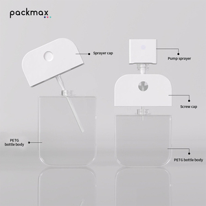 30ml / 50ml / 100ml card-style spray <b>bottle</b>, facial <b>mist</b> / toner refillable <b>bottle</b> with twist-lock / turn-lock design, reusable - Product Image 4