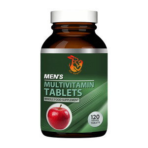Comprimés multivitaminés pour hommes OEM ODM à base d'aliments entiers, favorisant le métabolisme énergétique, la santé de la prostate et immunitaire, supplément végétalien - Product Image 1