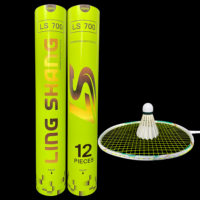 Volants de badminton durables en plumes d'oie de qualité A LS700