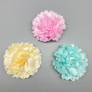 Flores Artificiales de Tela Hechas a Mano, Accesorios para el Cabello, Decoración de Bodas, 6 Colores, 10 cm de Diámetro - Product Image 4