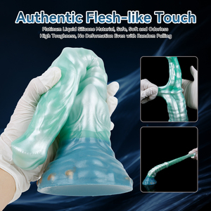 Dildo anal inflable de doble capa de 12'' con ventosa, entrenador anal de silicona, estimulador de punto G y próstata, juguetes sexuales. - Product Image 5