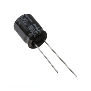 Distributeur agréé 160PK22MEFC10X12.5 CAP ALUM 22UF 20% 160V RADIAL TH Through Hole 22 uF Condensateur - Product Image 1