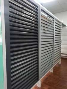 Profilés d'extrusion en aluminium pour persiennes/lames de volets, fenêtres extérieures modernes, pare-soleil horizontal, ventilation - Product Image 3