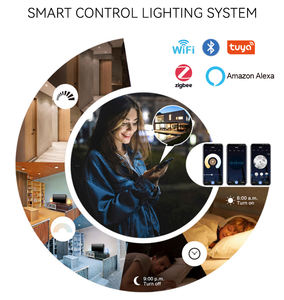 Luz de riel 24V DC Empotrada 12W CCT Ajustable 2700-6500K Sistema de iluminación de riel magnético antideslumbrante - Product Image 6