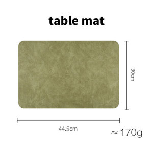 Cách Nhiệt Không Thấm Nước PVC Placemats Bàn Trà Đảng Trang Trí Với Da Tổng Hợp Ăn Tablemat Nơi Mat Và Khăn Trải Bàn - Product Image 6