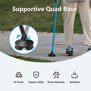 エレガントでスタイリッシュなリハエスコートアルミ製調節可能折りたたみ式伸縮剣杖（障害者向け、優れた価格） - Product Image 6