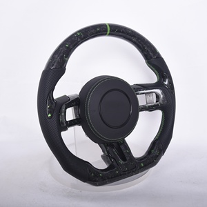 Accesorios Interiores para Automóviles, Volante de Fibra de Carbono para Ford <span class=keywords><strong>Mustang</strong></span> GT <span class=keywords><strong>Shelby</strong></span> <span class=keywords><strong>GT500</strong></span> GT350 2018 2019 <span class=keywords><strong>2020</strong></span> 2021 2022 - Product Image 6