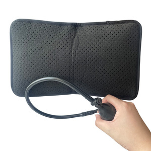 Lumbar support with inflatable pressure airbag, pneumatic traction pad, inflatable lumbar <b>pillow</b> pad, support, and breathable - Product Image 2
