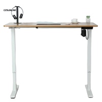 Table électrique ergonomique moderne pour bureau à domicile avec hauteur réglable pour ordinateur portable et bureau intelligent