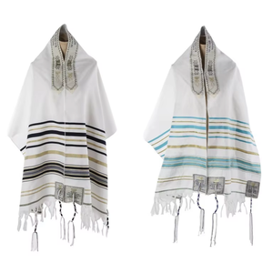 Tallit messianique, châ<span class=keywords><strong>le</strong></span> de prière pour hommes et femmes, en coton, écharpe de prière juive, impression numérique, religion israélienne, culte national - Product Image 1