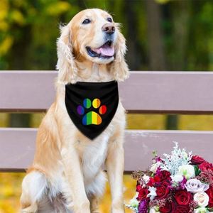Pañuelo para Perro de Poliéster con Diseño 'Love Is Love' y 'Rainbow Pride Progress', Pañuelo para Mascota con Anillo para el Pelo, Diseño Personalizado - Product Image 5