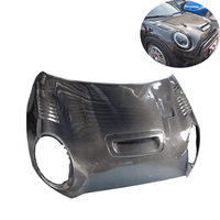 Kit de performance en fibre de carbone de haute qualité AG Style pour capot moteur Mini Cooper F55 F56 F57, fixation par boulons, noir