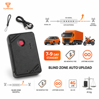 Rastreador GPS Inalámbrico para Auto, Camión y Motocicleta, Portátil, con Batería de 7-9 Días, Sin Cuota Mensual, Acceso de por Vida, Actualización Automática de Zonas Ciegas