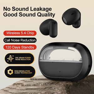 หูฟังไร้สายรุ่น Original V02 tws earbuds BT เวอร์ชั่น 5.4 หูฟังสเตอริโอไร้สายแบบทรูไวร์เลสสำหรับเล่นกีฬา พร้อมไมโครโฟน สำหรับ iPhone Huawei - Product Image 5