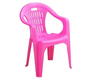 Wholesale colorful cheap outdoor stackable armrest plastic chairs