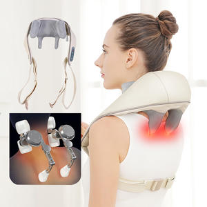 Masajeador de cuello y espalda Shiatsu recargable, masajeador de cuello de amasado profundo eléctrico de 2000mAh - Product Image 4