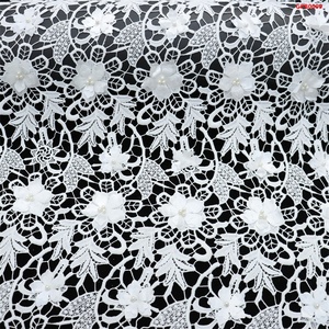 Tela de Encaje Tradicional Ecológica con Bordado 3D, Tul de Guipur, Precio al por Mayor, Productos Personalizados - Product Image 6