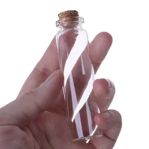 Piccole bottiglie di vetro con sughero 3.4 oz Mini vasetti con coperchi per bomboniere matrimonio alla deriva desiderio bottiglia