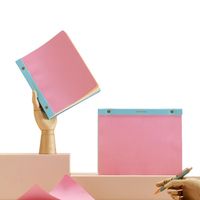 Impression personnalisée de fournitures de papeterie pour hôtels et bureaux, blocs-notes à feuilles détachables, blocs-notes fantaisie
