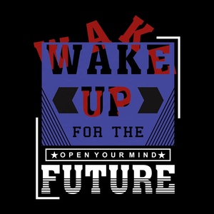 Despertar para <span class=keywords><strong>el</strong></span> futuro bien imprimir Logotipo de diseño personalizado rollos de vinilo camiseta - Product Image 2