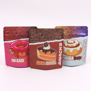 Sacs en Mylar personnalisés en gros, refermables, à fermeture éclair, à l'épreuve des enfants, de qualité alimentaire pour noix, en-cas, bonbons, Doypack, faible MOQ - Product Image 3