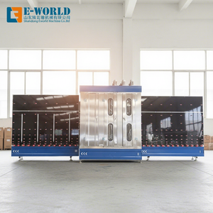 Machine automatique verticale de lavage et de séchage de verre isolant blanc avec moteur PLC – Promotion - Product Image 1