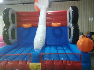 Aro de baloncesto inflable de nuevo diseño para fiestas deportivas comerciales - Product Image 3