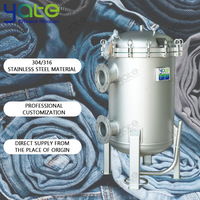 Filtre à eau multi-sacs haute performance et pratique en acier inoxydable 304/316 pour l'industrie textile et la filtration de peinture