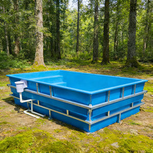 Piscina Infantil de Fibra de Vidrio Resistente con Filtro Integrado y Estructura Metálica, Piscina Spa para Exteriores - Product Image 6