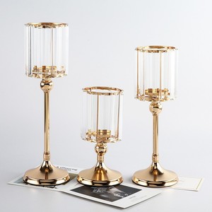 Bougeoir <span class=keywords><strong>moderne</strong></span> en cristal nordique, style européen-américain, ornement de luxe pour la maison, accessoires de photographie de mariage - Product Image 1