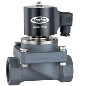 2ウェイUPVCCPVCソレノイドバルブ化学工業用プラスチックバルブ防食ソレノイドバルブ110v220v - Product Image 1