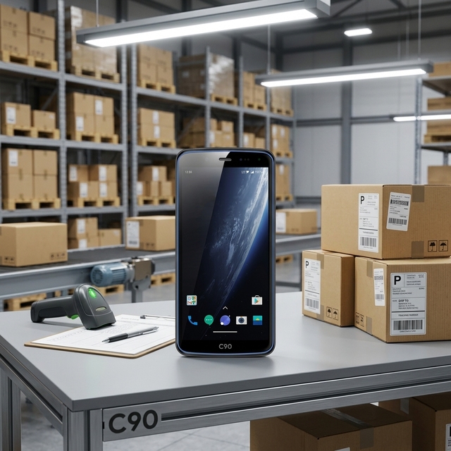 Chainway C90 IP65 Android 14.0 Handheld Terminal 5.7 Inch Data Collector PDA with 2D Barcode Scanner for Logistics in Stock