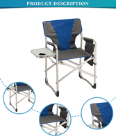 Film de cadre en aluminium Pe pliable et Portable pour chaise latérale, avec fil de fixation, 600d