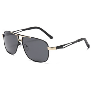 Lunettes de soleil polarisées pour hommes, utilisation jour et nuit, lunettes de soleil à changement de couleur, protection UV pour la conduite, lunettes de mode en métal pour hommes - Product Image 1