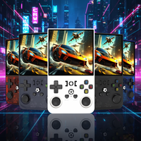 2026 R36 Max Layar 4-inci Resolusi 720X720 Penyimpanan 64/128GB Dilengkapi 30000 Game Baterai 4000mAh Sistem Operasi AK Wi-Fi Rockchip