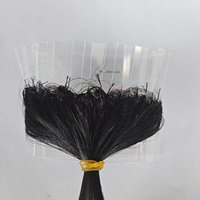 Nouveauté 2026 : Extensions de cheveux en plumes au crochet à deux cercles, tissées à la main, en cheveux humains, pour hommes et femmes, très vendues en Corée