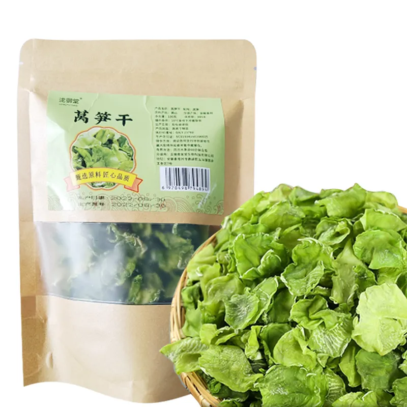 100 gam/túi mất nước Măng Tây Rau diếp khô lactuca sativa mất nước rau nóng bán