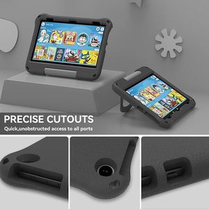 Étui pour tablette enfant en mousse EVA pour <span class=keywords><strong>Amazon</strong></span> Fire <span class=keywords><strong>HD</strong></span> 10 13th/11th Gen 2023/2021 housse robuste antichoc avec béquille pliable - Product Image 3