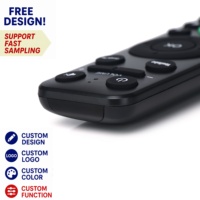 Control Remoto Universal de 28 Teclas, Color Negro, para Proyector, TV LED, Domótica, con Botones de Silicona Personalizables y Logotipo, Precio Económico