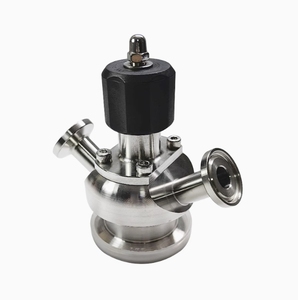Diyafram örnekleme valfi 304 316 paslanmaz çelik manuel kaynak iplik kelepçe tipi sıhhi hızlı montaj aseptik örnekleme valfi - Product Image 2