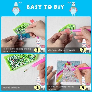 Children's <b>Diamond</b> <b>Painting</b> Cartoon Models Animal Series Delicate Sheep DIY Educational <b>5D</b> Toy Gift <b>Kit</b> - Product Image 5