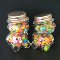Vente en gros Pot de miel en verre vide Pot de miel en verre en vrac Petit pot de miel Pot de confiture de bonbons en verre