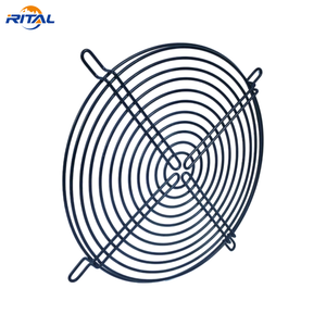 Rejilla de protección de alambre metálico industrial para ventilador, rejilla de ventilador de flujo axial OEM, cubierta de ventilador de escape de <span class=keywords><strong>acero</strong></span> soldado, fabricante de tamaño personalizado - Product Image 1