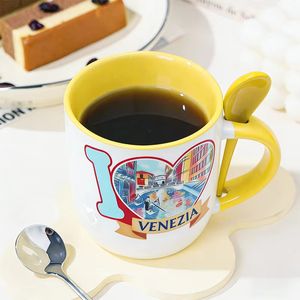 Mignon mug en forme de donut avec couvercle et cuillère, <span class=keywords><strong>mini</strong></span> poêle en verre <span class=keywords><strong>Paris</strong></span> - Product Image 3